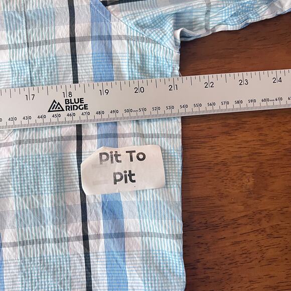 Tommy Bahama Men’s S Cotton Silk Blend Plaid Button Down Shirt Preppy Resort Dad - Picture 9 of 12